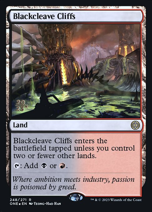 Blackcleave Cliffs - Prerelease Cards