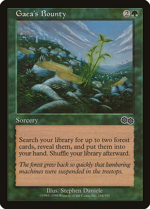 Gaea's Bounty - Urza's Saga