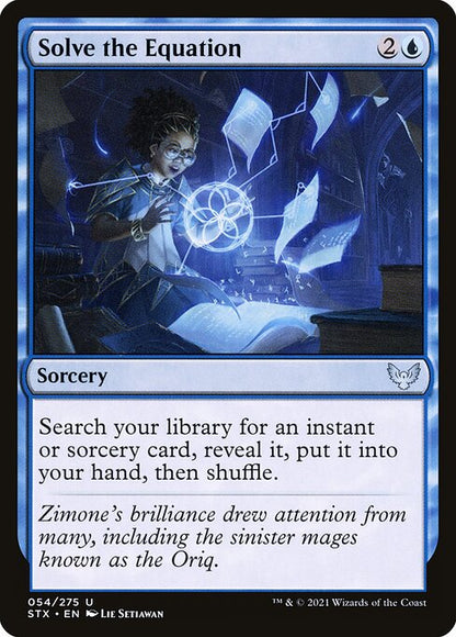 Solve the Equation - Strixhaven: School of Mages