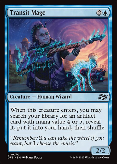 Transit Mage (Foil) - Aetherdrift