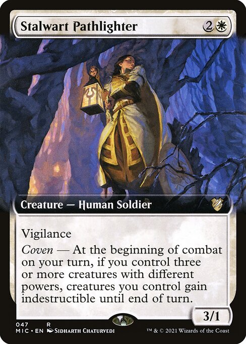 Stalwart Pathlighter (Extended Art) - Commander: Innistrad: Midnight Hunt