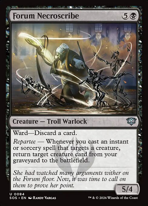 Forum Necroscribe (Foil) - Secrets of Strixhaven