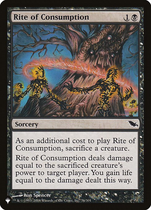 Rite of Consumption - The List Reprints
