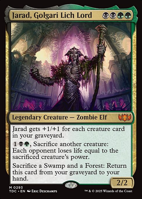 Jarad, Golgari Lich Lord - Commander: Tarkir: Dragonstorm