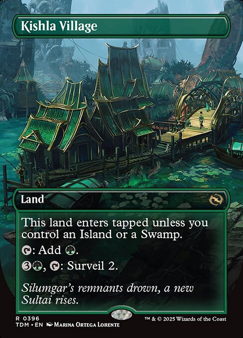 Kishla Village (Borderless) - Tarkir: Dragonstorm