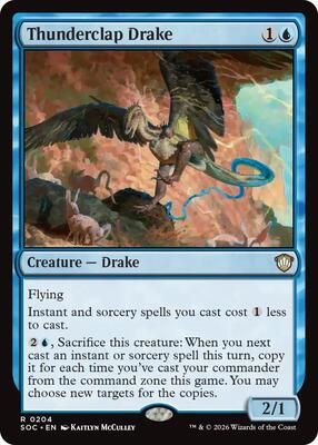 Thunderclap Drake - Commander: Secrets of Strixhaven