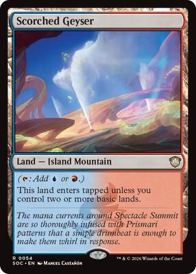 Scorched Geyser - Commander: Secrets of Strixhaven
