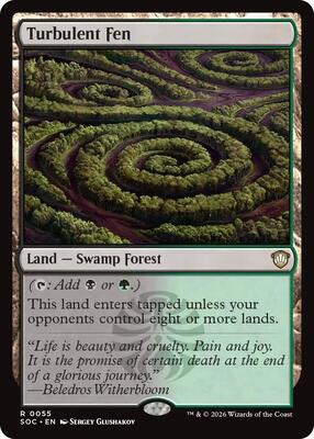 Turbulent Fen - Commander: Secrets of Strixhaven