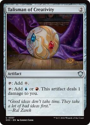 Talisman of Creativity - Commander: Secrets of Strixhaven