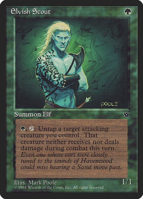 Elvish Scout (Poole) - Fallen Empires