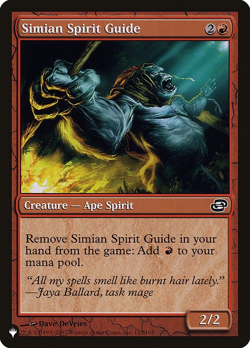 Simian Spirit Guide - The List Reprints