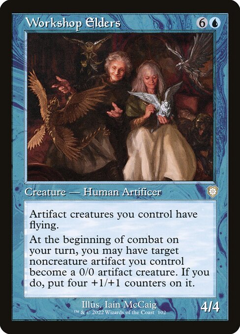 Workshop Elders (Retro Frame) - Commander: The Brothers' War