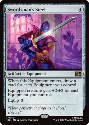 Swordsman's Steel - Commander: Marvel Super Heroes