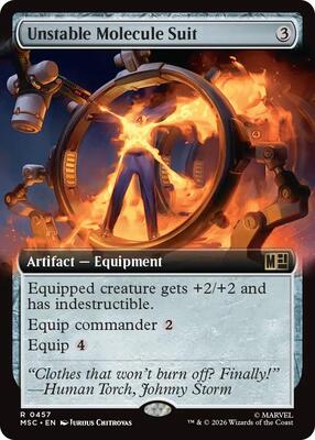 Unstable Molecule Suit (Extended Art) - Commander: Marvel Super Heroes