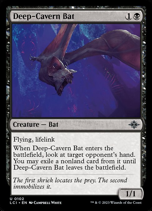 Deep-Cavern Bat (Foil) - Promo Pack: The Lost Caverns of Ixalan