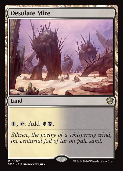 Desolate Mire - Commander: Secrets of Strixhaven