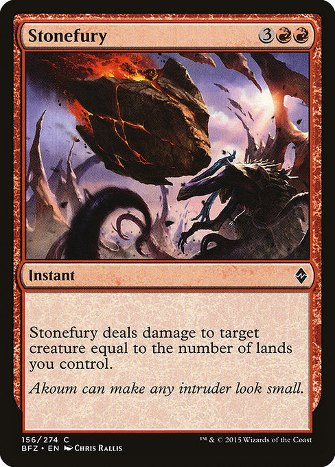 Stonefury - Battle for Zendikar