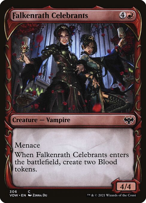 Falkenrath Celebrants (Showcase) - Innistrad: Crimson Vow