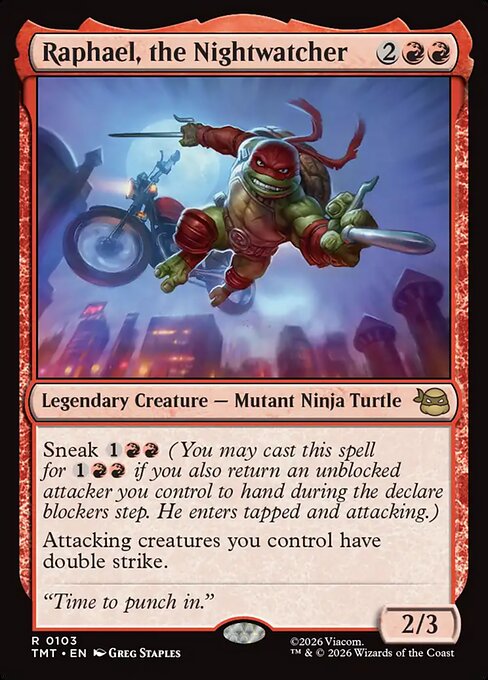 Raphael, the Nightwatcher - Teenage Mutant Ninja Turtles