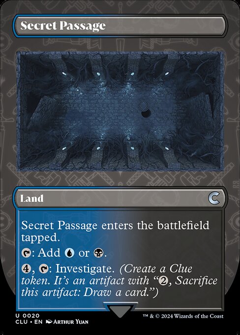 Secret Passage (Borderless) - Ravnica: Clue Edition