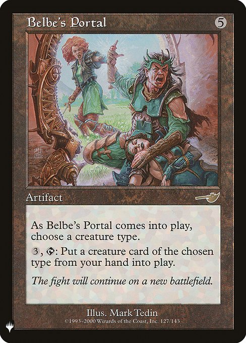 Belbe's Portal - The List Reprints