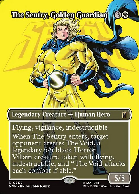 The Sentry, Golden Guardian (Borderless) - Marvel Super Heroes