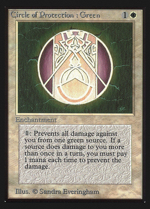 Circle of Protection: Green (CE) - Collector's Edition