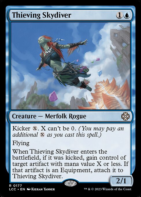 Thieving Skydiver - Commander: The Lost Caverns of Ixalan