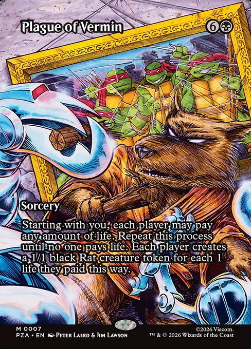Plague of Vermin (Borderless) - Teenage Mutant Ninja Turtles Source Material