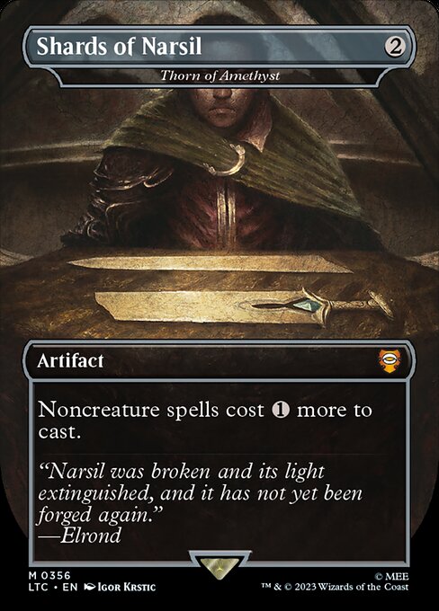 Shards of Narsil - Thorn of Amethyst (Foil) - Commander: The Lord of the Rings: Tales of Middle-earth