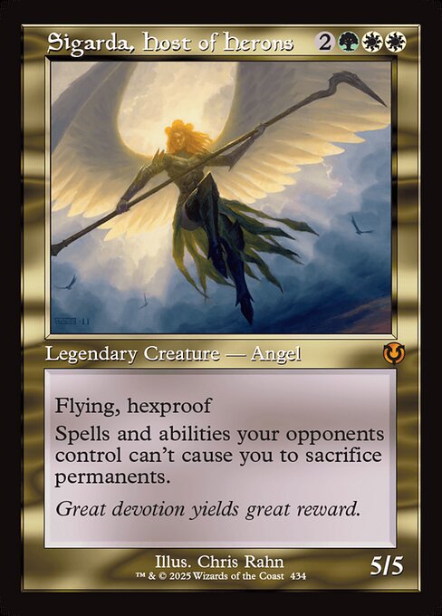 Sigarda, Host of Herons (Retro Frame) - Innistrad Remastered