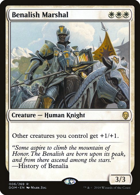 Benalish Marshal (Foil) - Dominaria