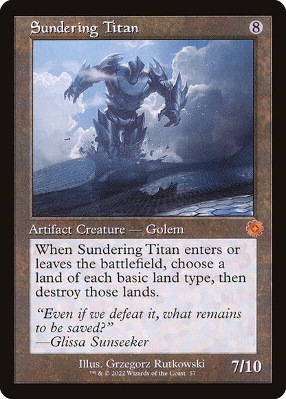 Sundering Titan - The Brothers' War: Retro Frame Artifacts