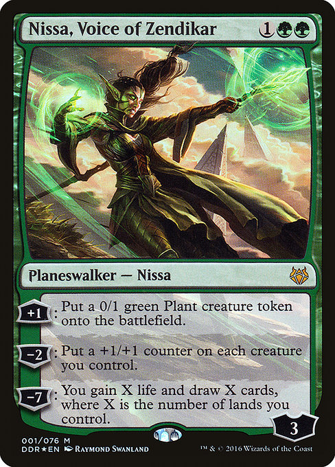 Nissa, Voice of Zendikar (Foil) - Duel Decks: Nissa vs. Ob Nixilis