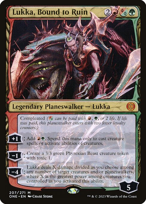 Lukka, Bound to Ruin - Phyrexia: All Will Be One