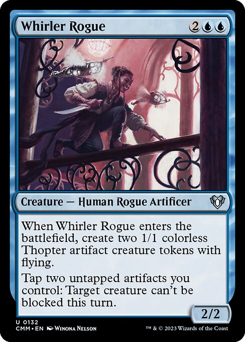 Whirler Rogue (Foil) - Commander Masters