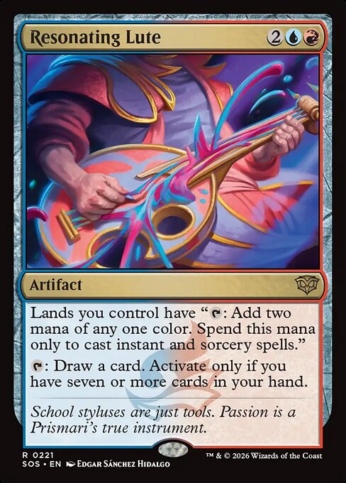 Resonating Lute (Foil) - Secrets of Strixhaven