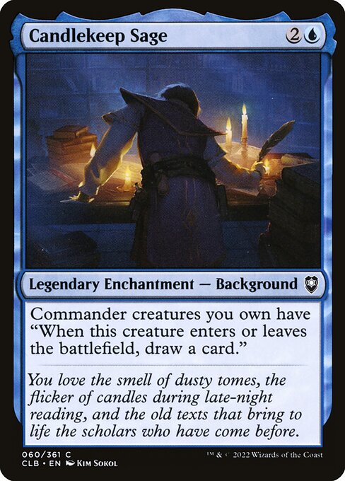 Candlekeep Sage - Commander Legends: Battle for Baldur's Gate