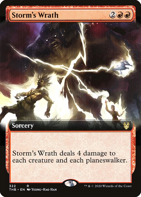 Storm's Wrath (Extended Art) - Theros Beyond Death