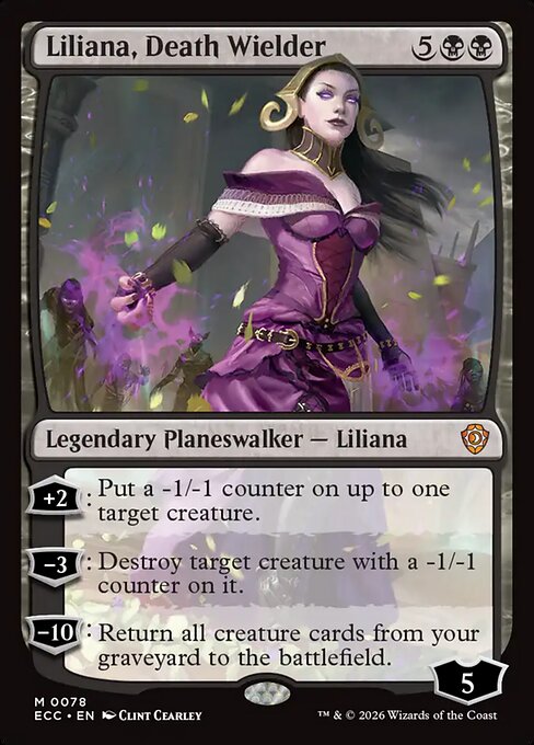 Liliana, Death Wielder - Commander: Lorwyn Eclipsed