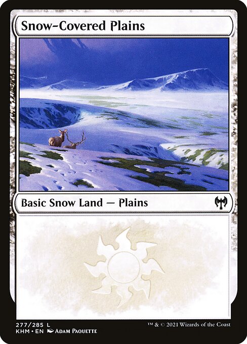 Snow-Covered Plains (277) (Foil) - Kaldheim