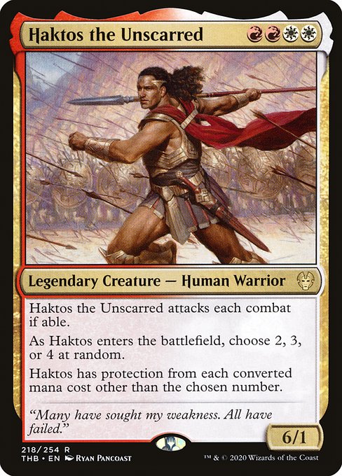 Haktos the Unscarred - Theros Beyond Death