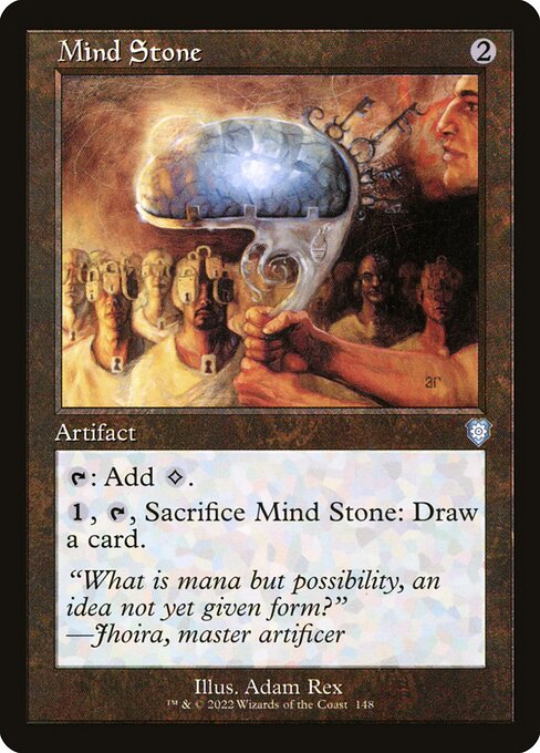 Mind Stone (Retro Frame) - Commander: The Brothers' War