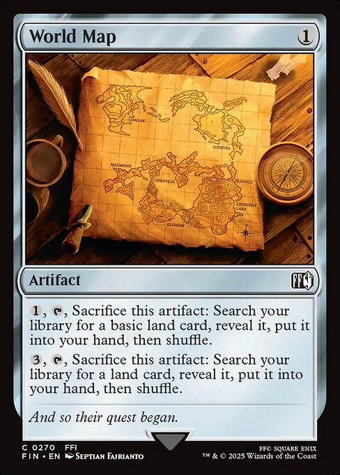 World Map (Foil) - FINAL FANTASY