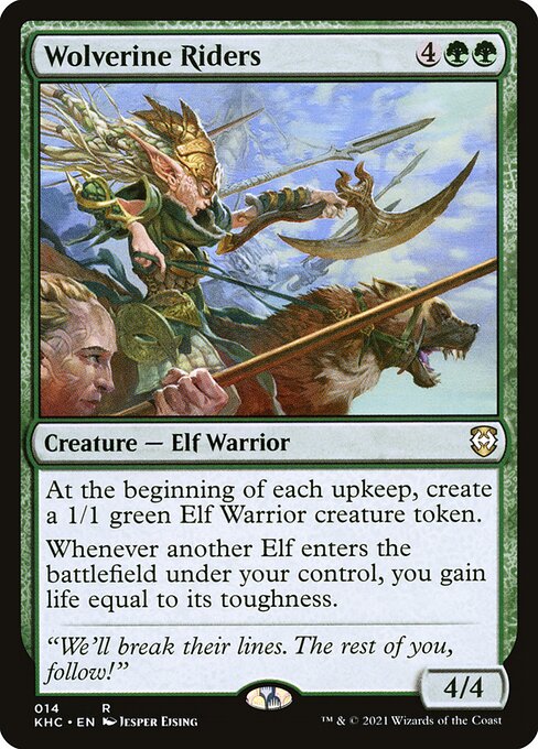 Wolverine Riders - Commander: Kaldheim