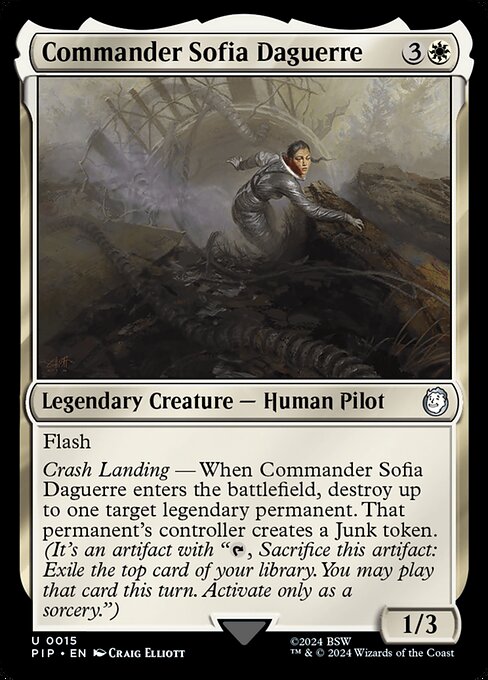 Commander Sofia Daguerre - Universes Beyond: Fallout