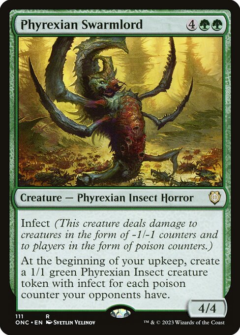 Phyrexian Swarmlord - Commander: Phyrexia: All Will Be One