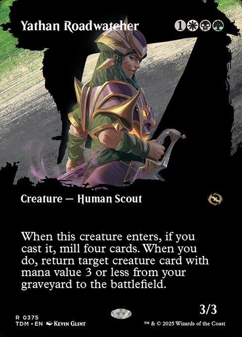 Yathan Roadwatcher (Borderless) (Foil) - Tarkir: Dragonstorm