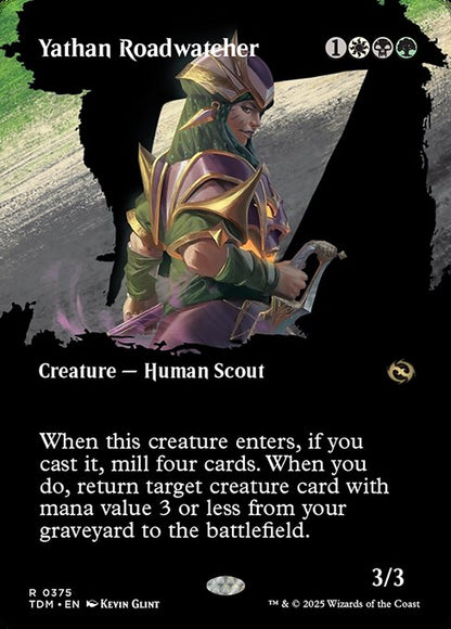 Yathan Roadwatcher (Borderless) (Foil) - Tarkir: Dragonstorm