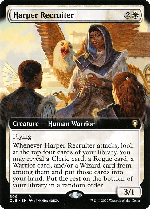 Harper Recruiter (Extended Art) - Commander Legends: Battle for Baldur's Gate